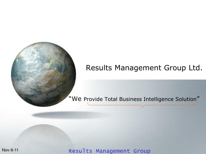 results management group ltd