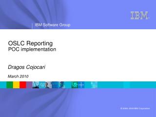 OSLC Reporting POC implementation