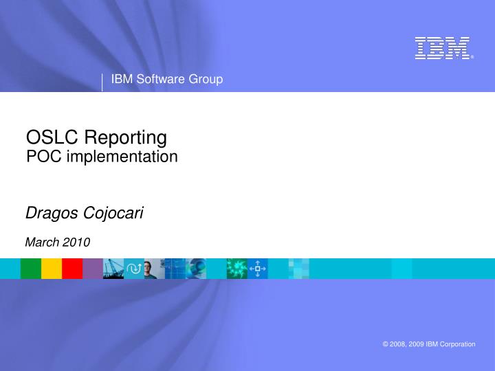 oslc reporting poc implementation