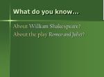 What do you know… - slide 1