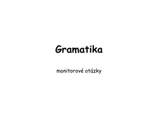 gramatika