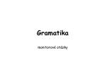 Gramatika - slide 1