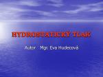 HYDROSTATICKÝ TLAK - slide 1