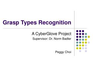 Grasp Types Recognition