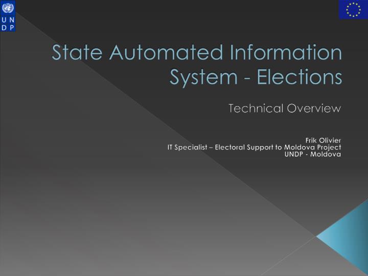 state automated information system elections