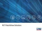 RiT PatchView Solution - slide 1