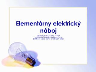 element rny elektrick n boj