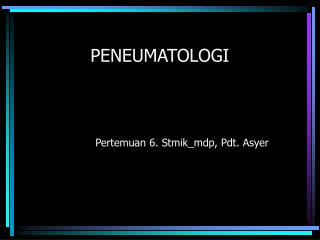 peneumatologi