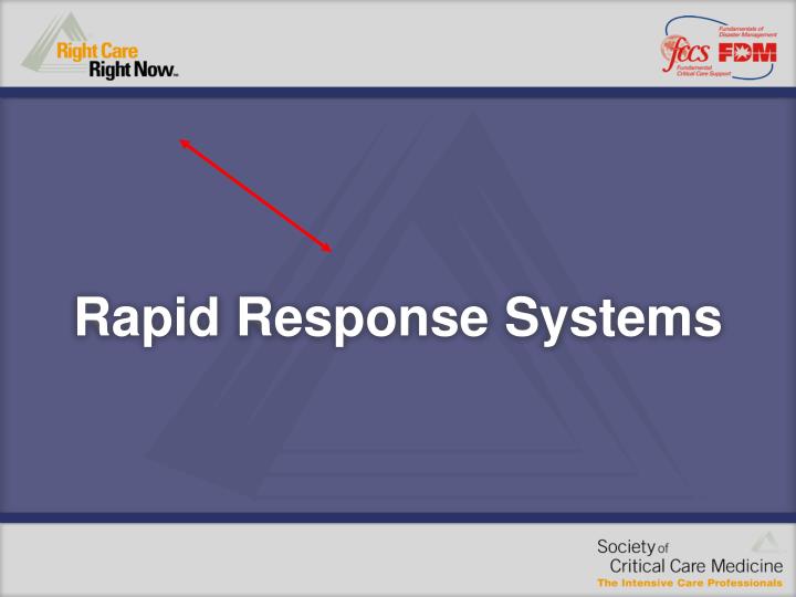 rapid response systems