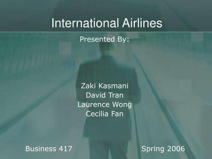 international airlines