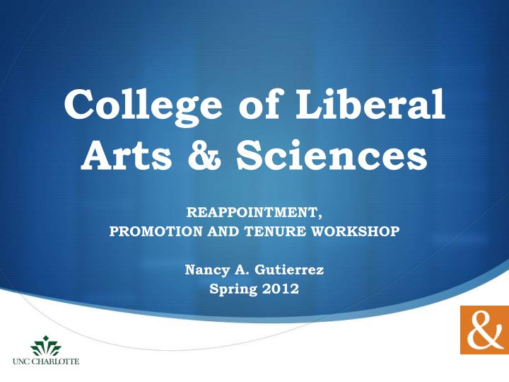 college of liberal arts sciences