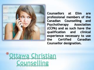 Ottawa Christian Counselling