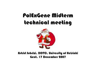 PolExGene Midterm technical meeting