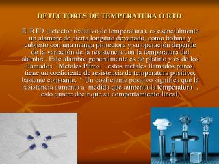 detectores de temperatura o rtd