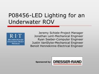 P08456-LED Lighting for an Underwater ROV