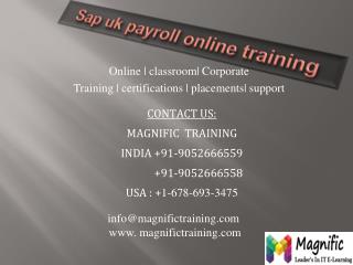 sap uk payroll training online