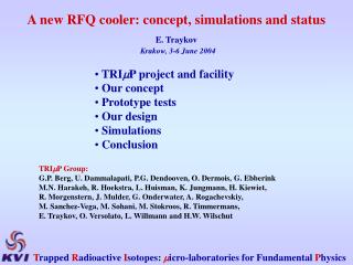 A new RFQ cooler: concept, simulations and status