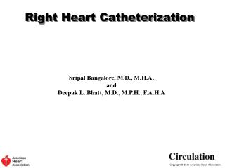 Right Heart Catheterization
