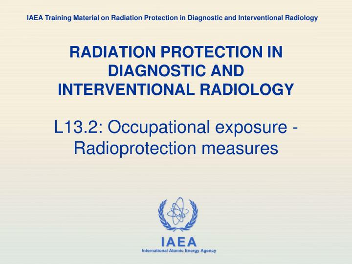 radiation protection in diagnostic and interventional radiology