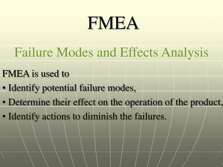 failure modes and effects analysis