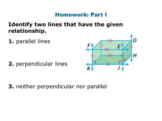 Homework: Part I