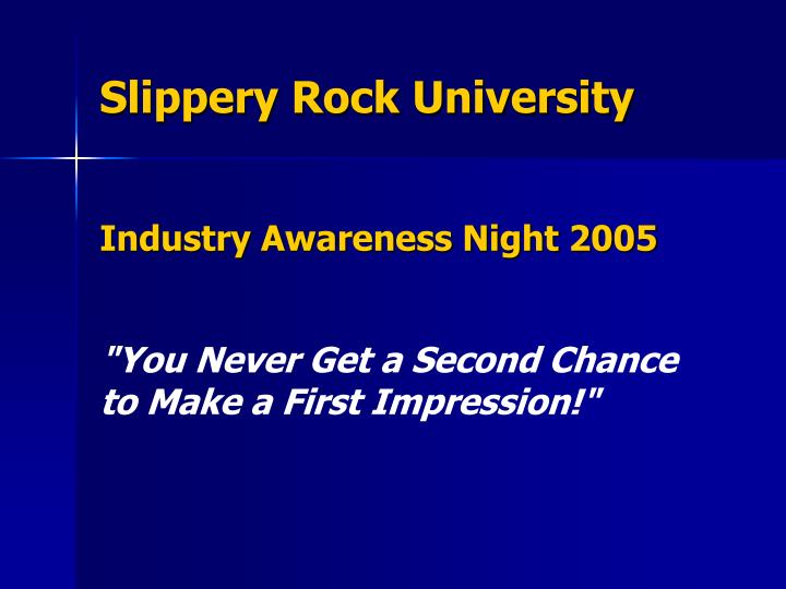 industry awareness night 2005