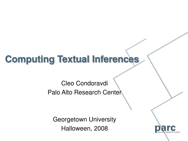 computing textual inferences