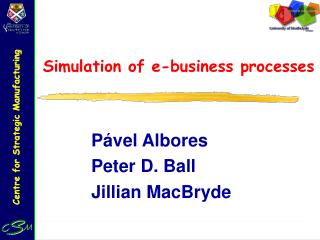 Simulation of e-business processes
