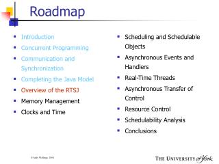 Roadmap