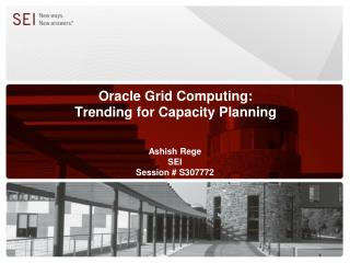 Oracle Grid Computing: Trending for Capacity Planning