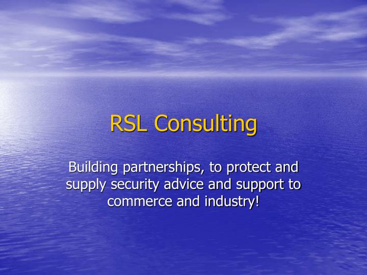 rsl consulting