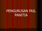 PENGURUSAN FAIL PANITIA - slide 1