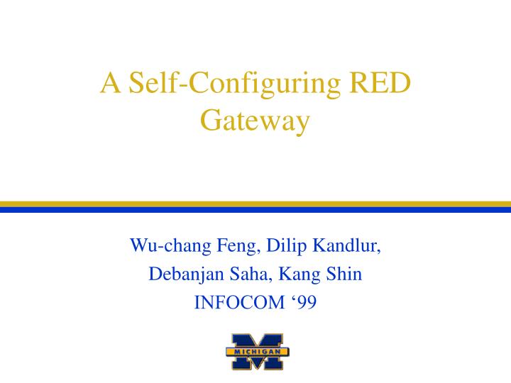 a self configuring red gateway