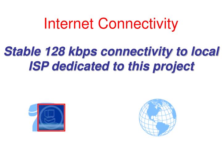 internet connectivity