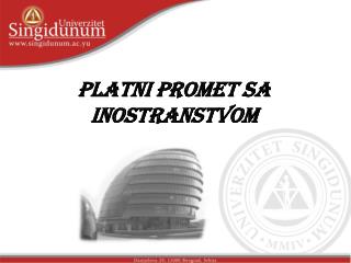 platni promet sa inostranstvom