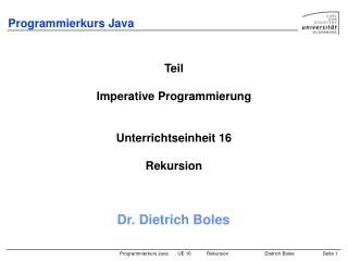programmierkurs java