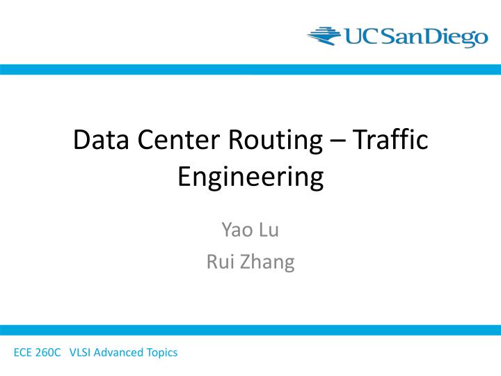 data center routing traffic engineering