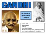 GANDHI - slide 1
