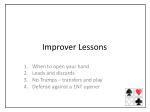 Improver Lessons: When to Open Your Hand - slide 1