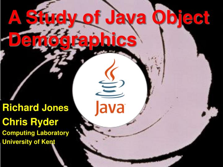 a study of java object demographics