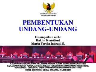 pembentukan undang undang