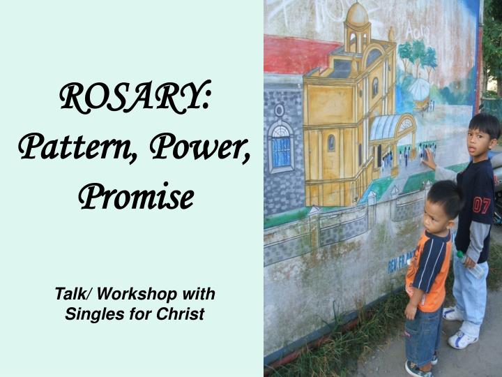 rosary pattern power promise