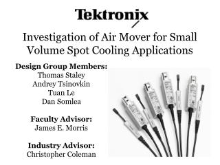 Investigation of Air Mover for Small Volume Spot Cooling Applications