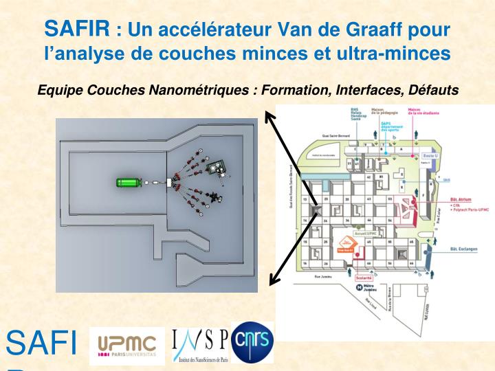 safir un acc l rateur van de graaff pour l analyse de couches minces et ultra minces