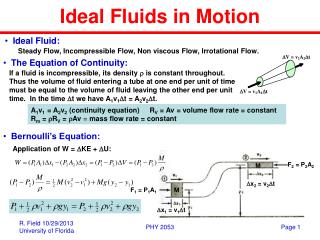Ideal Fluids in Motion