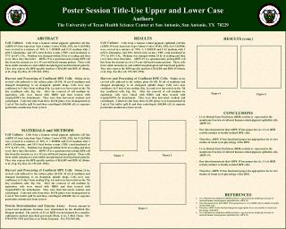 Poster Session Title-Use Upper and Lower Case Authors