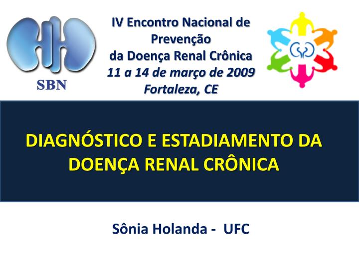 diagn stico e estadiamento da doen a renal cr nica