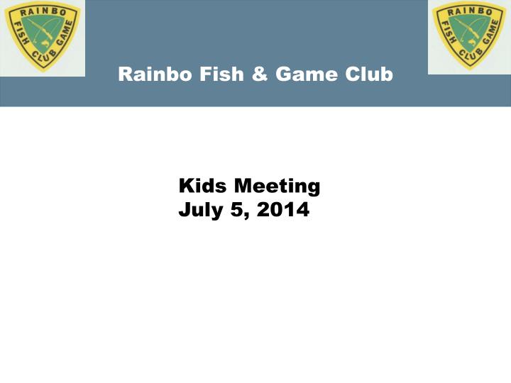 rainbo fish game club