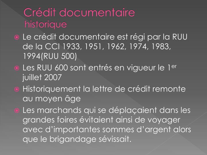 cr dit documentaire