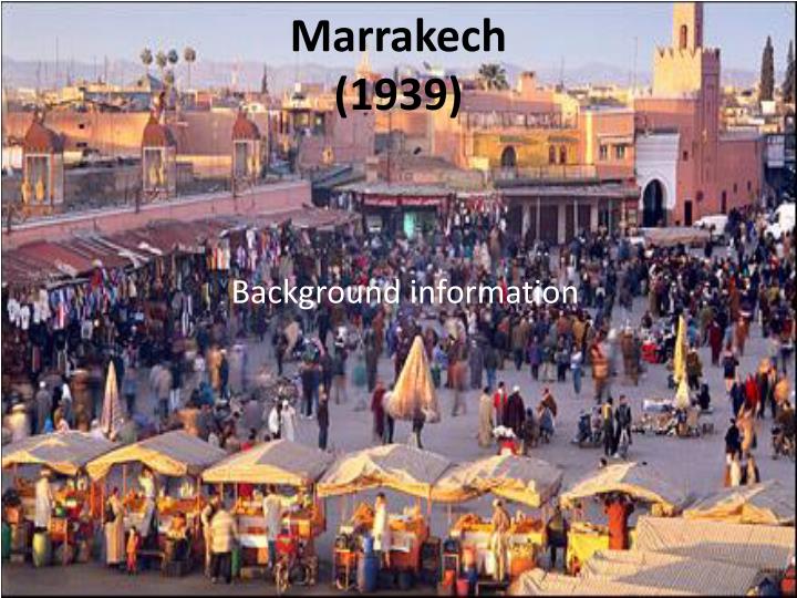 marrakech 1939